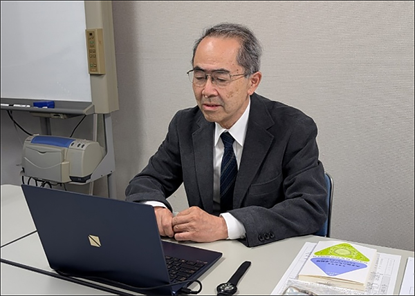 配信中の長澤寛道先生