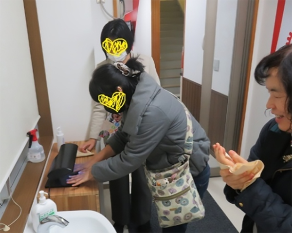 手洗い効果を調べる実験