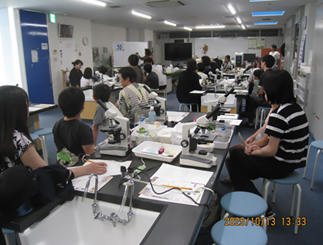 蒲郡生命の海科学館「DNAをとりだしてみよう」