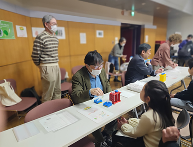 三鷹駅前コミセン祭り「DNAをとりだしてみよう」