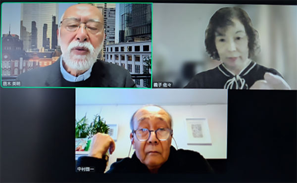 唐木代表、中村事務局長とご一緒に